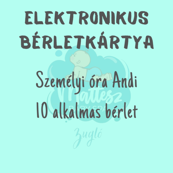 Személyi óra Andival - 10 alkalmas bérlet