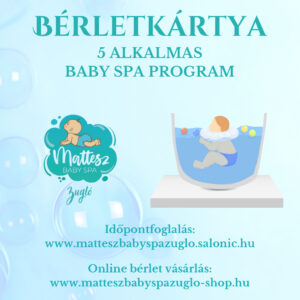 Baby Spa Program (Csoportos óra) - 5 alkalmas bérlet